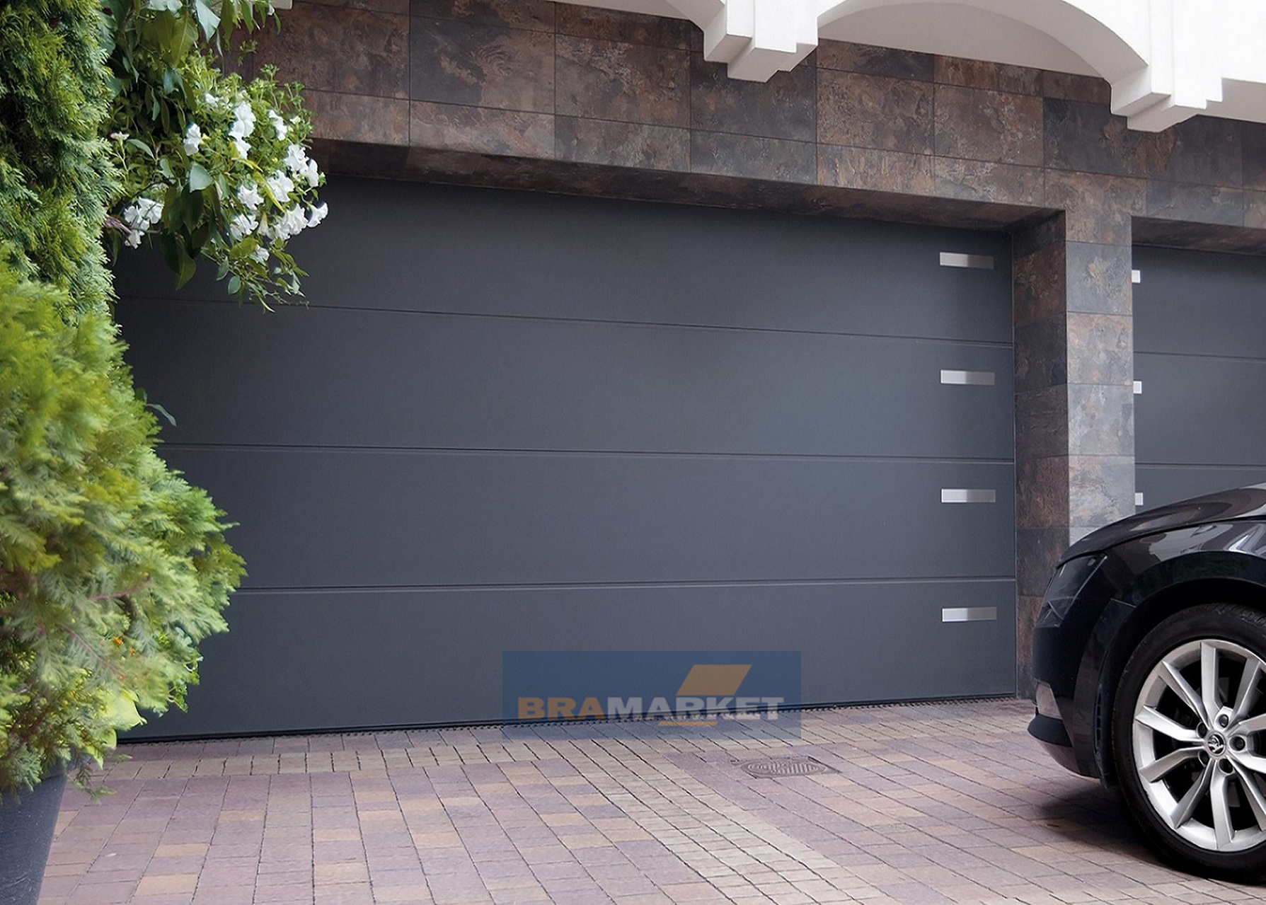 ексклюзивні гаражні ворота з панелей на замовлення - фото, красиві дизайни
