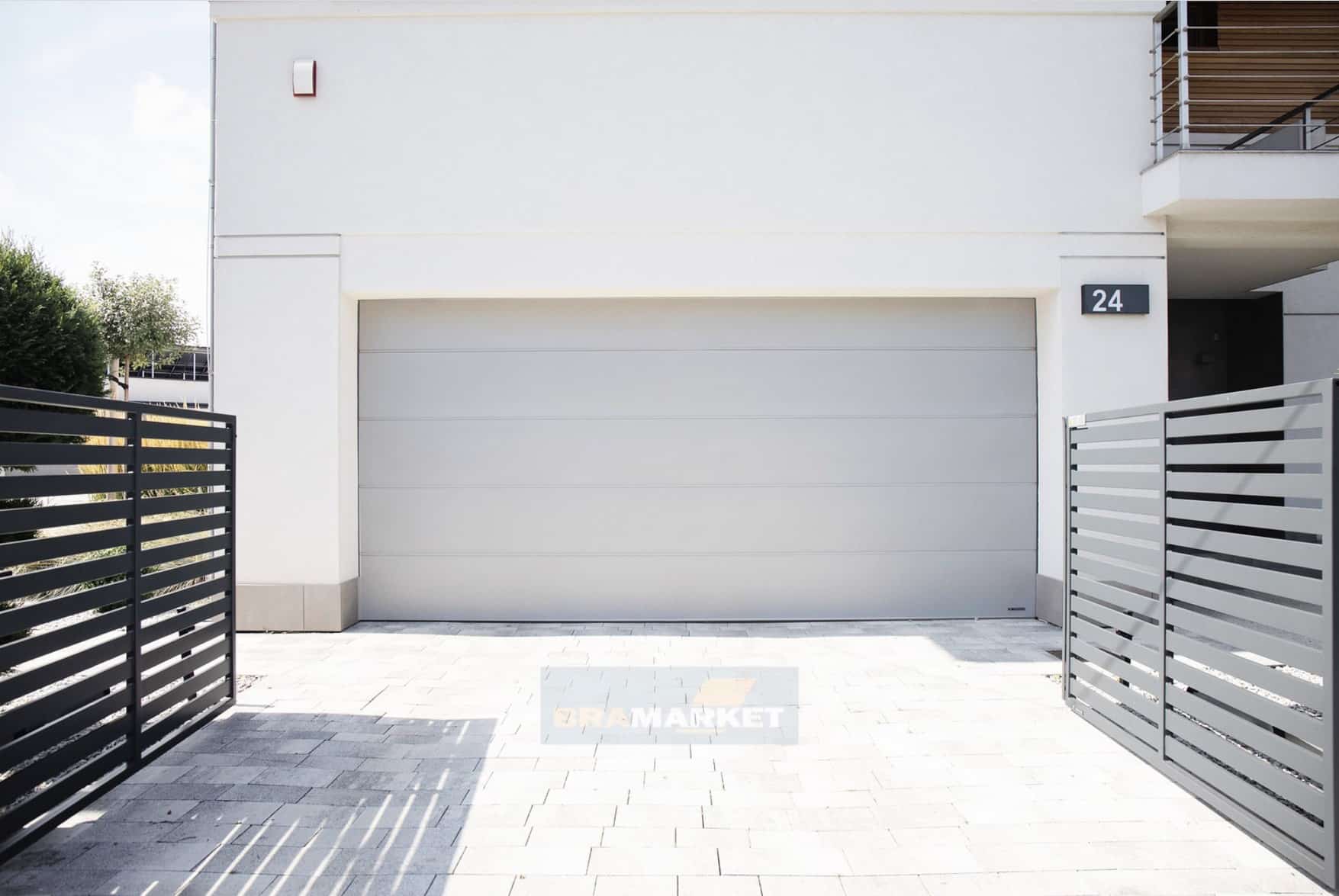 Купити секційні ворота для гаражу з автоматичним приводом - виготовлення Хмельницький