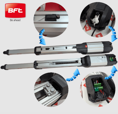 BFT KUSTOS BT B25 Автоматика для розпашних воріт ПРИВІД