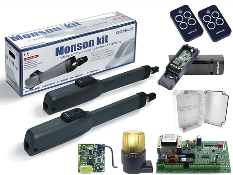 Якісна розпашна автоматика для воріт FAAC GENIUS MONSON KIT &mdash; купити комплект електричних приводів Mistral 300