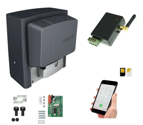 Автоматика для роздвижних воріт CAME BX-400 на управлінні телефоном GSM SMART