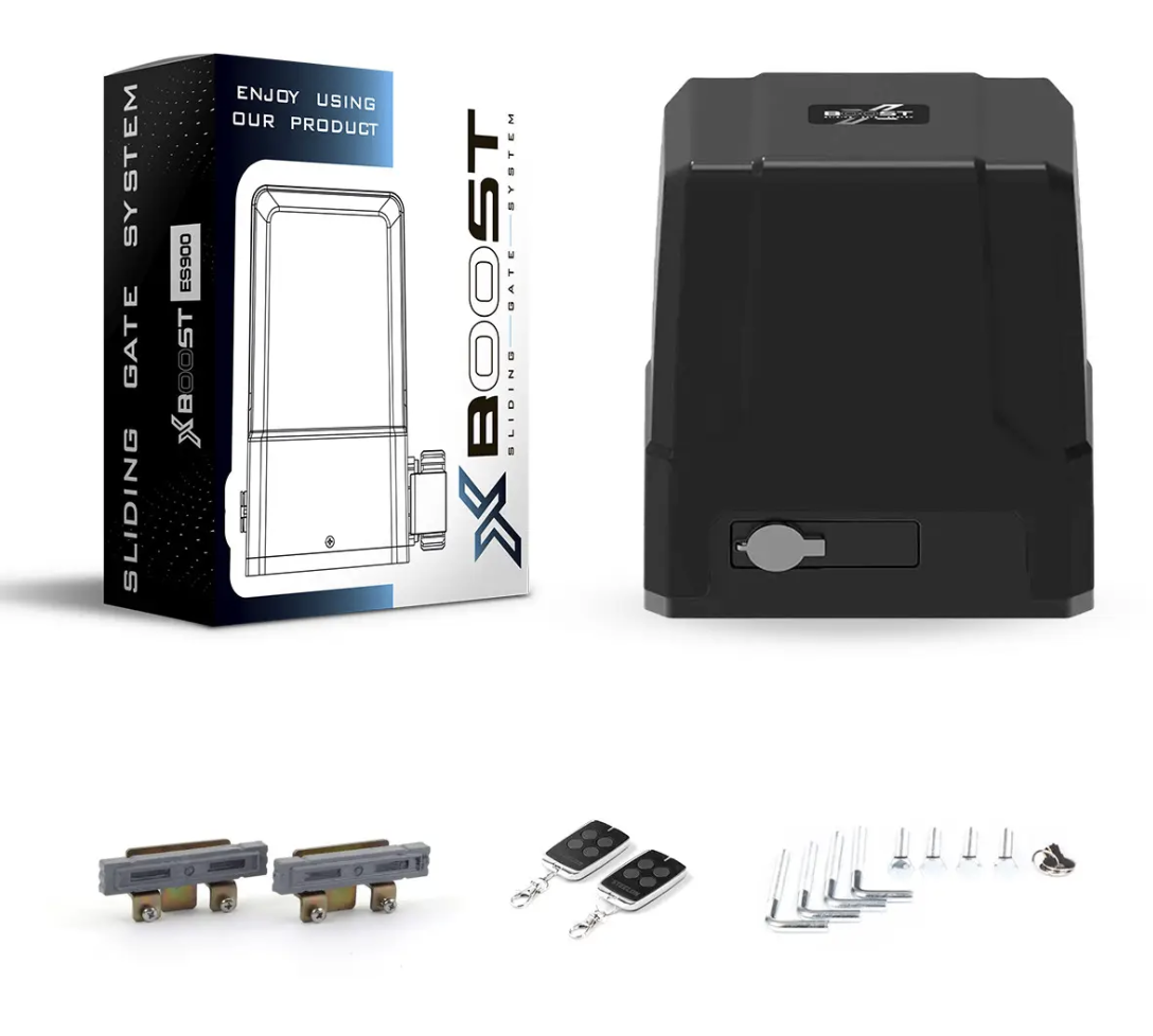 Купит автоматику до відкатних воріт, замовити монтаж комплекту X-BOOST ES 900 Eco KIT на браму до 900 кг