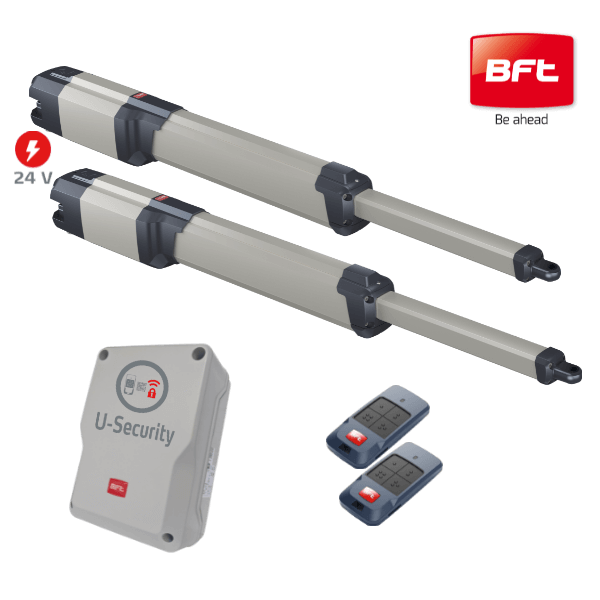 Комплект автоматики купити на ворота розпашні — набір приводів BFT KUSTOS BT B40 KIT