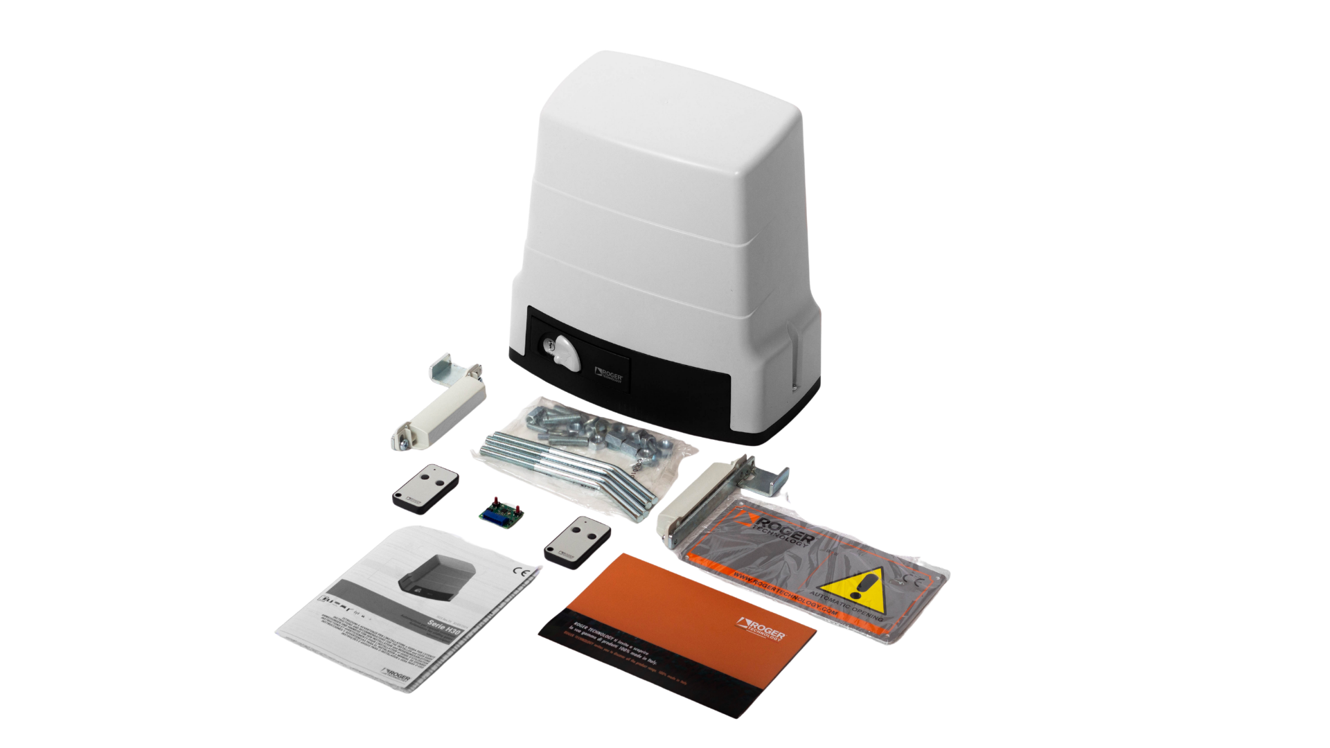 Автоматика Roger Technology KIT H30/650 для воріт зсувних, купити привід відкатний на полотно до 600 кг