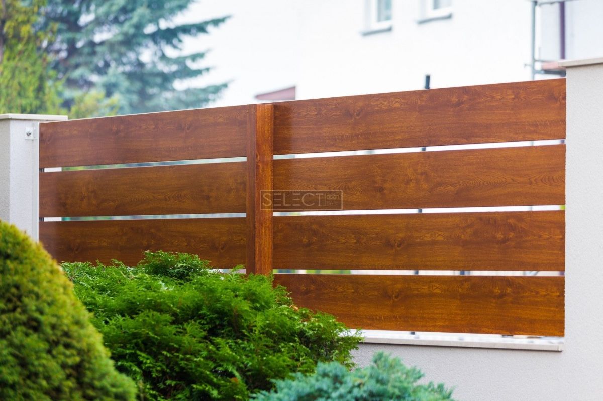 сучасні дерев'яні паркани з металу - купити огорожі металеві під дерево - Львів, Чернівці