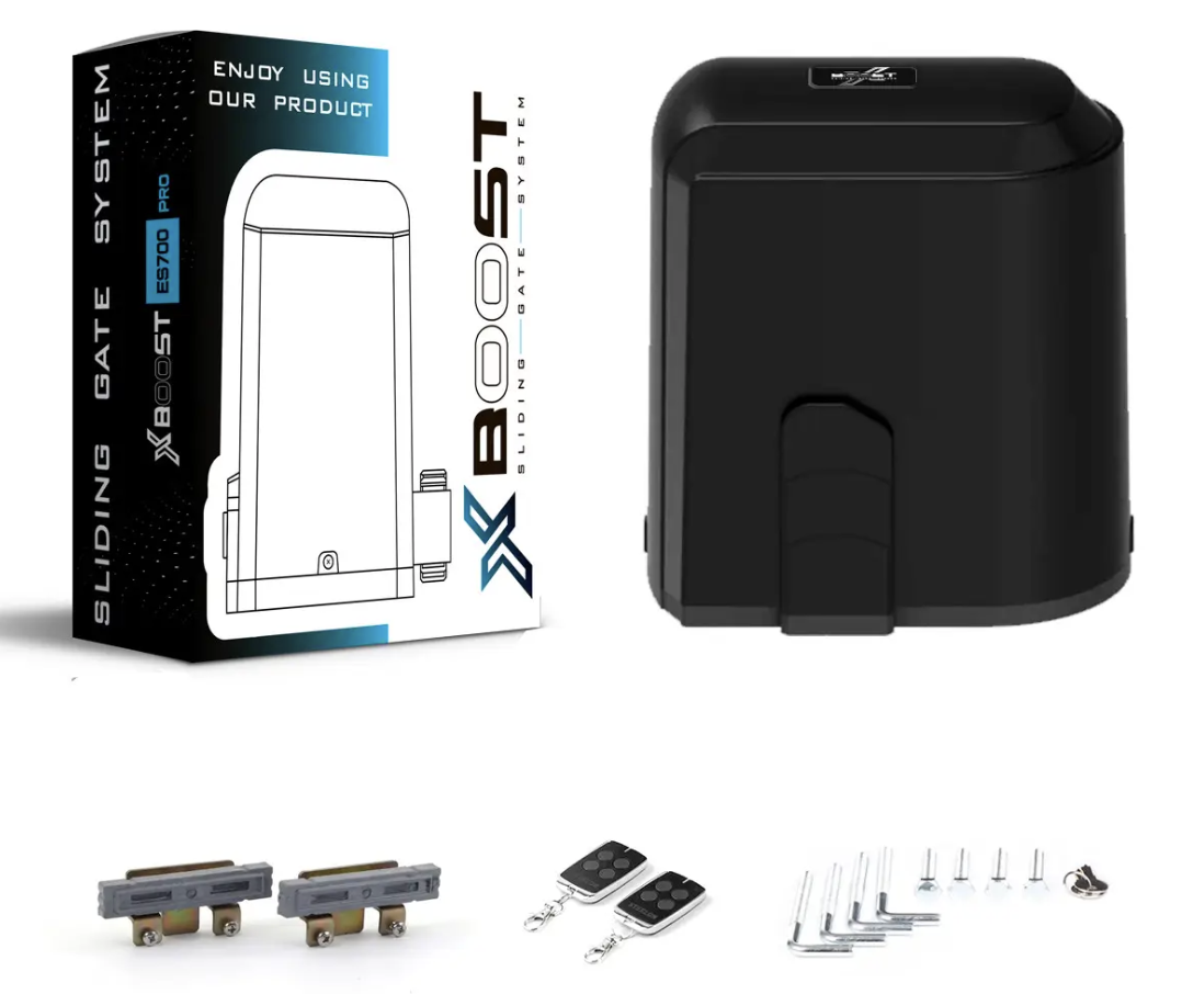 X-BOOST ES 700 ECO KIT — АВТОМАТИКА ДЛЯ ВІДКАТНИХ ВОРІТ ДО 700 КГ З БАЗОВОЮ КОМПЛЕКТАЦІЄЮ